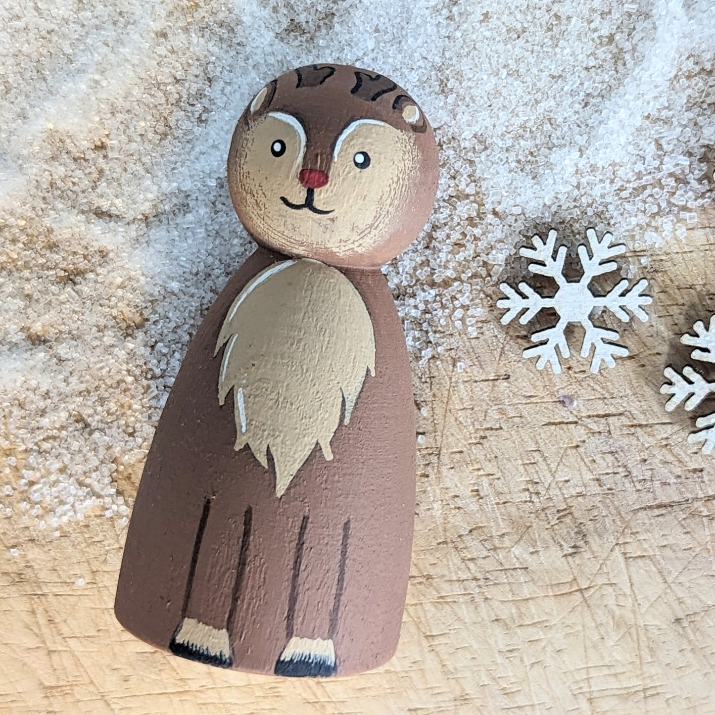 Winter animals collection