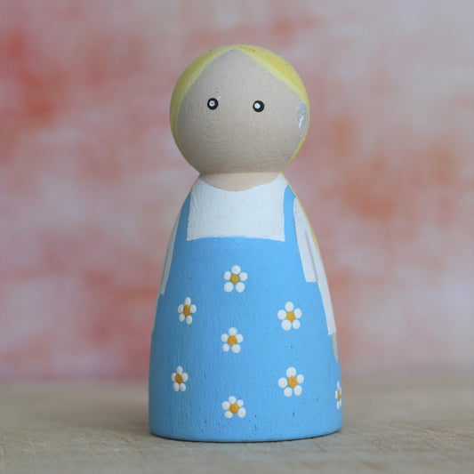 Hearing impaired peg doll