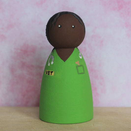 Vet peg doll