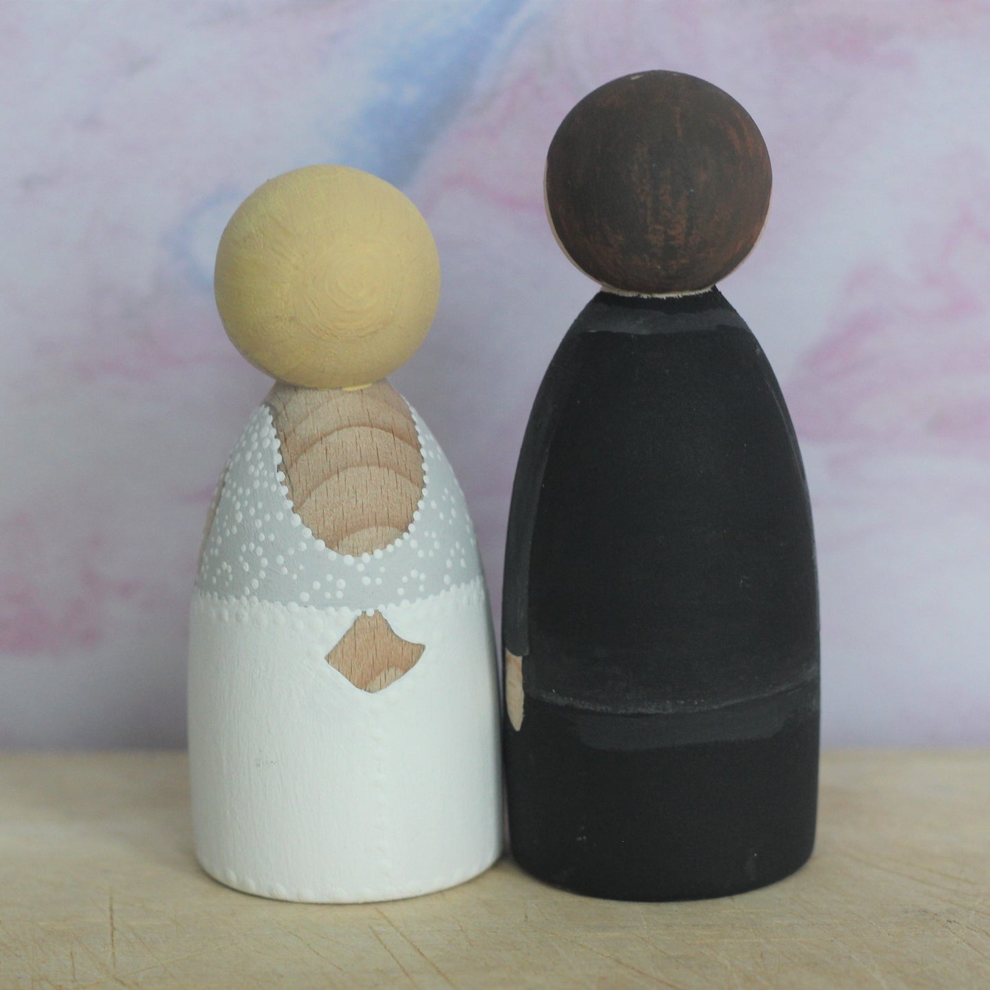 Personalised: Wedding peg dolls