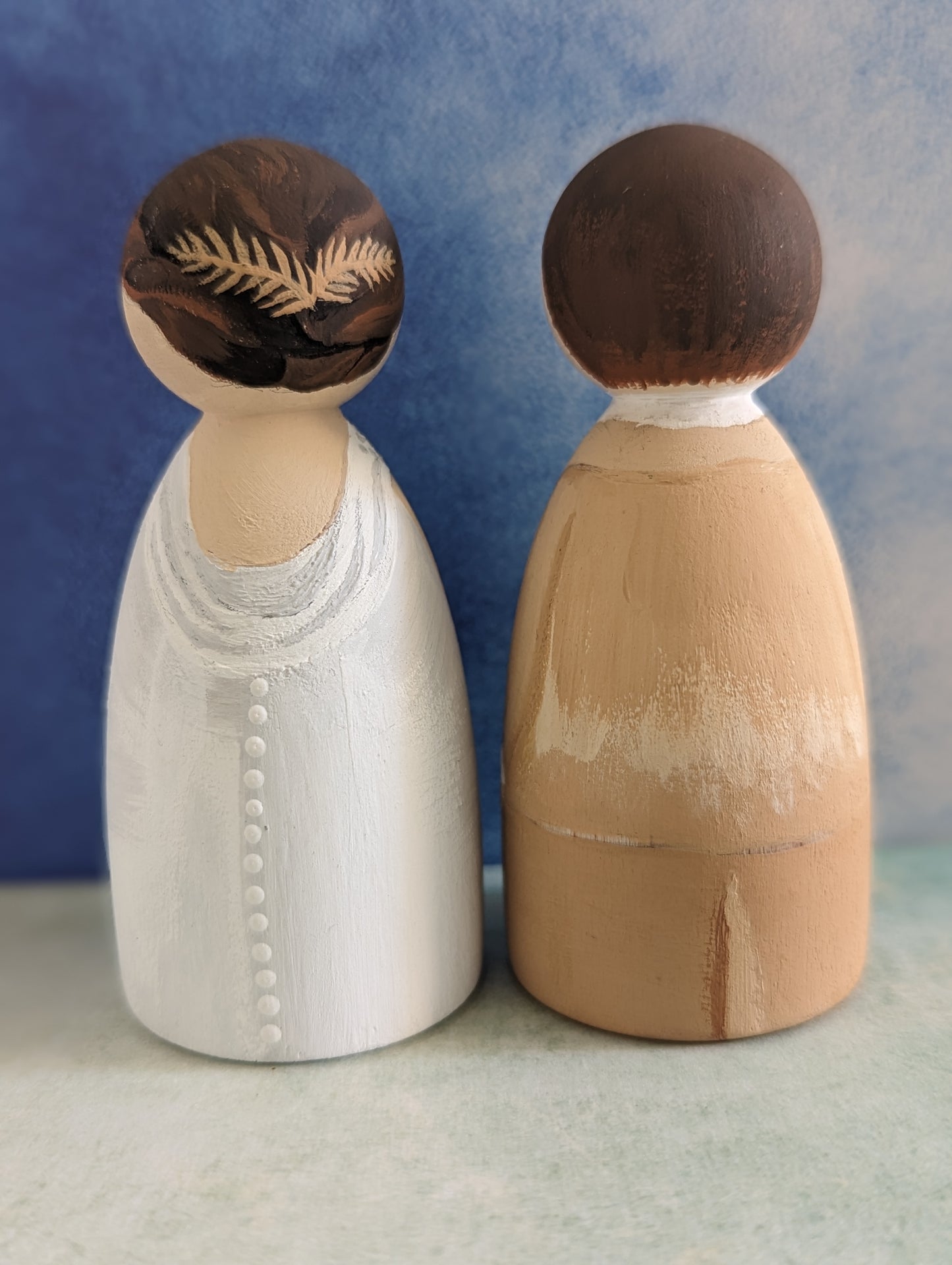 Personalised: Wedding peg dolls